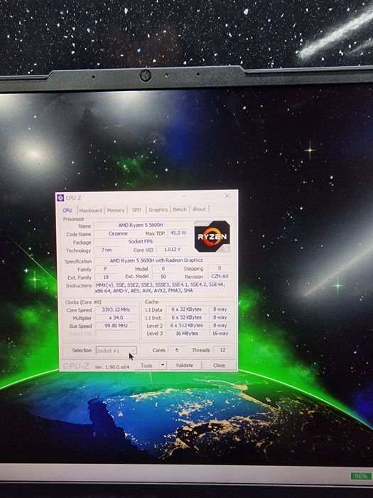 За ученика Геймърски  Lenovo legion 5 RTX 3070 AMD 5600H