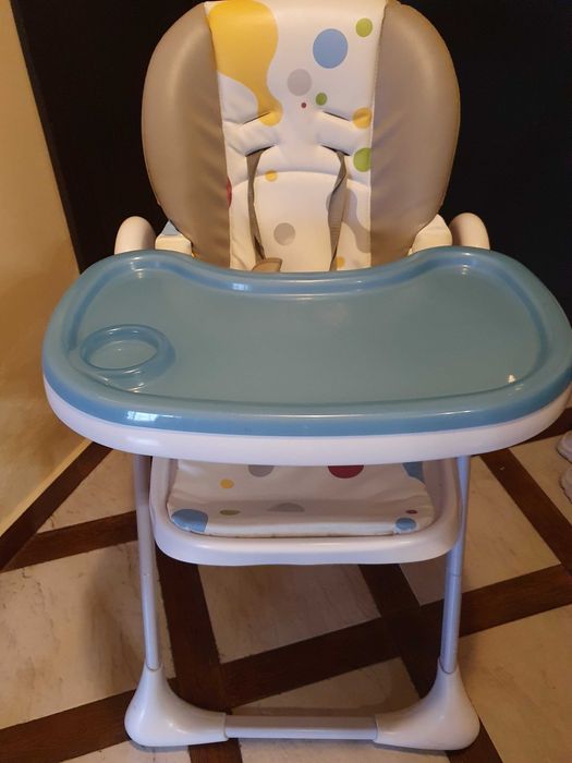 Детско немско столче за хранене KinderKraft Yummy - Шарено