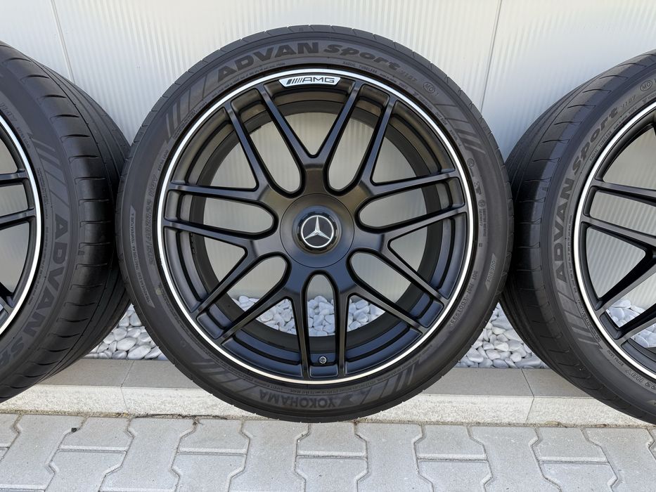 Оригинални джанти Мерцедес ГЛЕ 53 АМГ Mercedes GLE 63 AMG V167 22 цола спорт пакет Brabus пакет 63 AMG GLE 450d фейслифт гуми 285/40R22 325/35R22 bbs