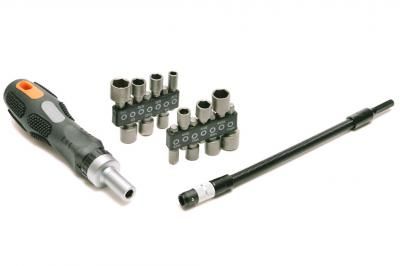 Комплект инструменти FINDER 26/58 части с накрайници за отвертки