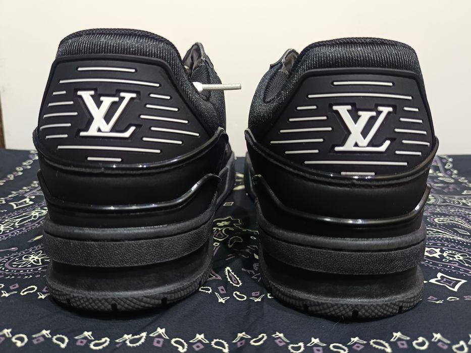 Нови Мъжки Louis Vuitton Trainer Обувки Черно/Бяло, Номер: 44