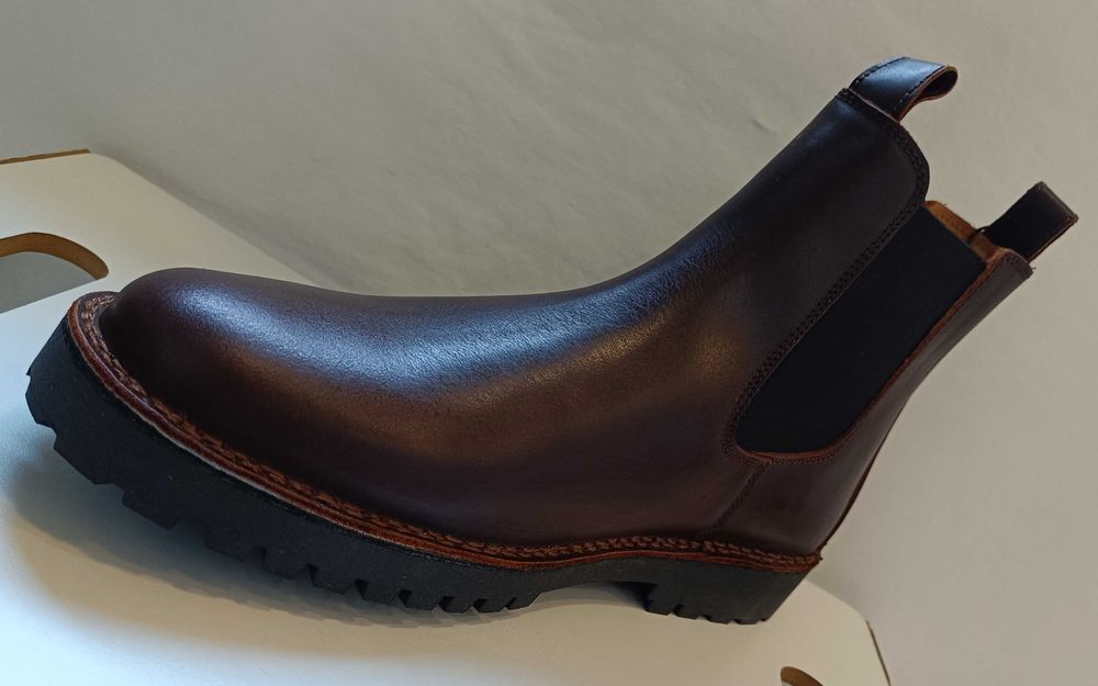 Ghete chelsea 45 premium plain toe Selected NOI piele naturala