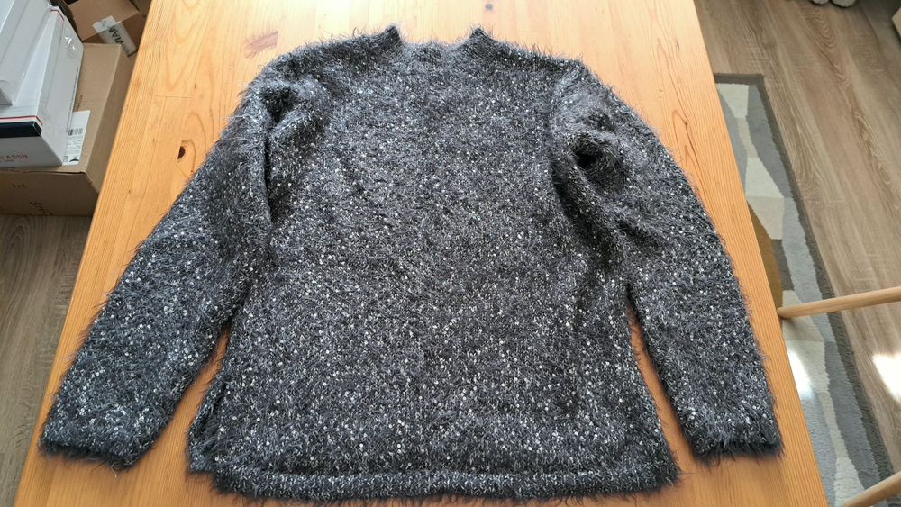 Pulover cu paiete, C&A, 158-164