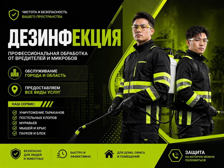 Обработка участка от клещей таркан клоп мышь клоп кандала Дезинфекция