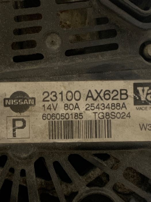 Alternator Nissan Micra Iii K12 2002 - 2010 1.4B Oem 606050185 / 2310