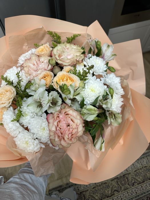 Цветы букеты подаренные