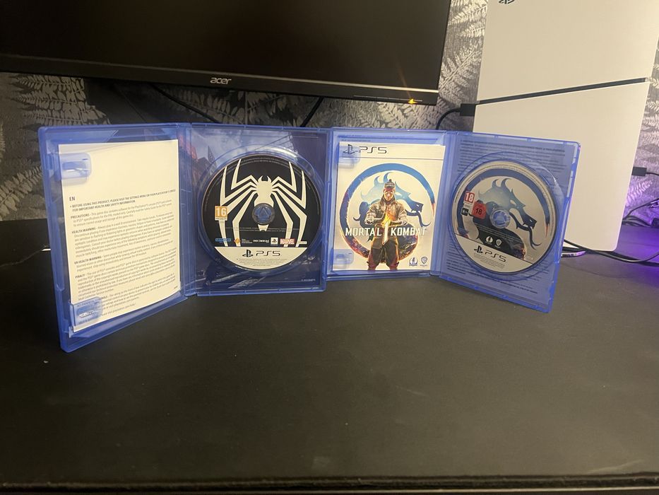 Обменяю диски PS5 (MK1/Spider-men2)