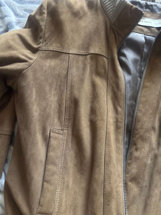 Куртка замшевая,оригинал,ZARA BASIK