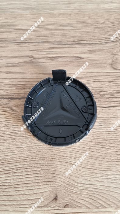 Капачки за джанти Mercedes 75мм черни тунинг комплект 4бр