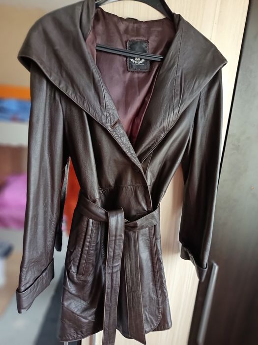 Кожено манто естествена кожа