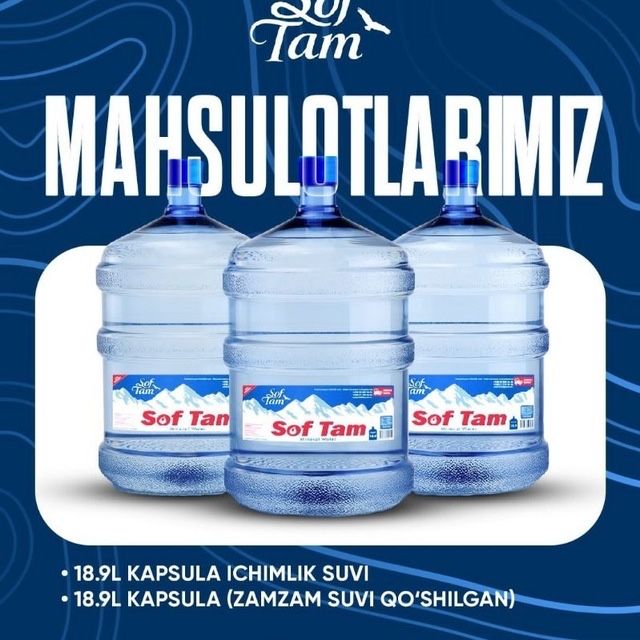 Softam suvlari 18.9l kapsula suvlari
