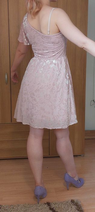 Rochie scurta roz Mohito