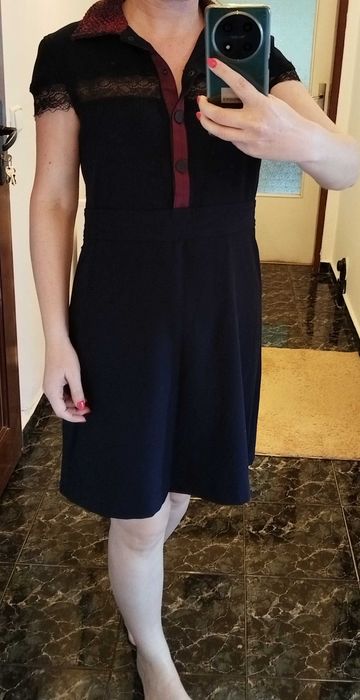 Тъмно синя рокля Maje