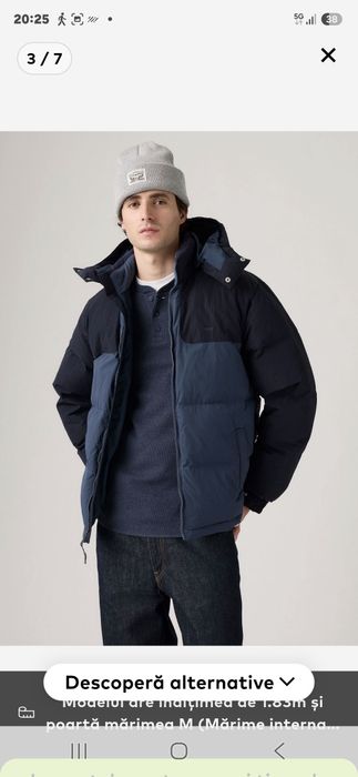 Geaca iarna puf Levis