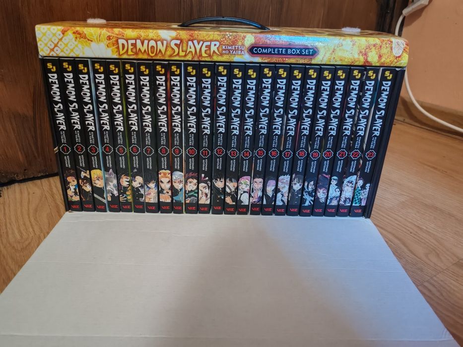 Demon slayer manga full box set, vol. 1-23