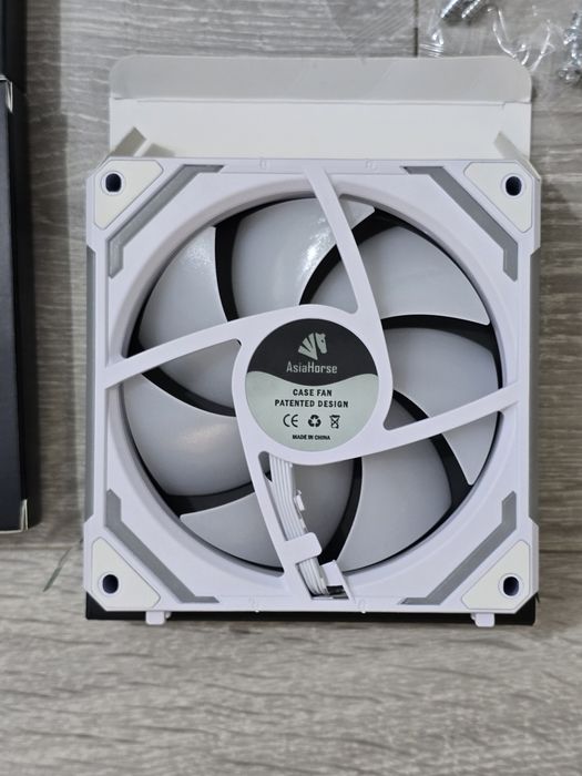 Set 3 ventilatoare PC AsiaHorse COSMIQ 120mm RGB inversat-PWM,2000RPM