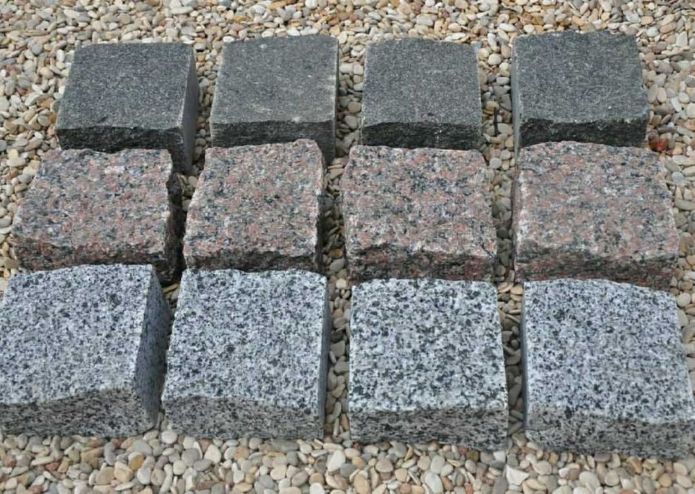 Гранитная брусчатка. Изготовление под любой размер.