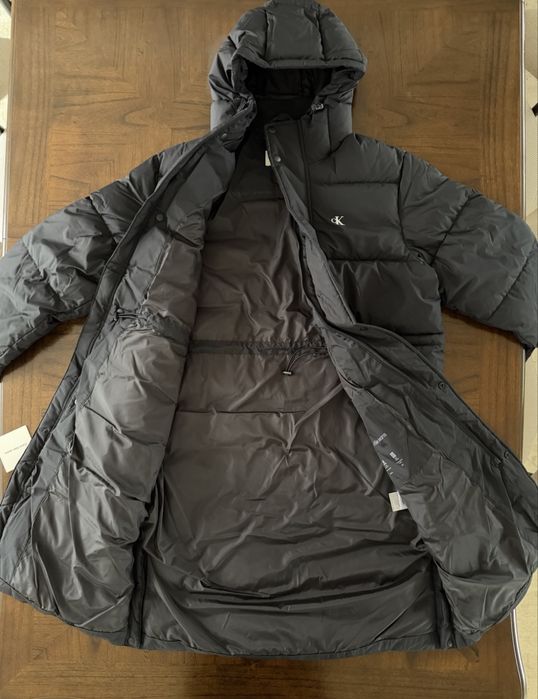 Geaca lunga barbati neagra Calvin klein S , M
