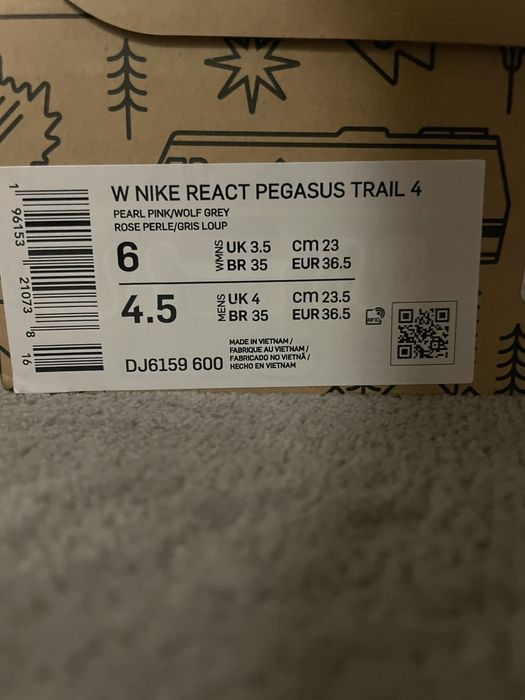 Nike react pegasus trail 4. Читсто нови!Оригинални