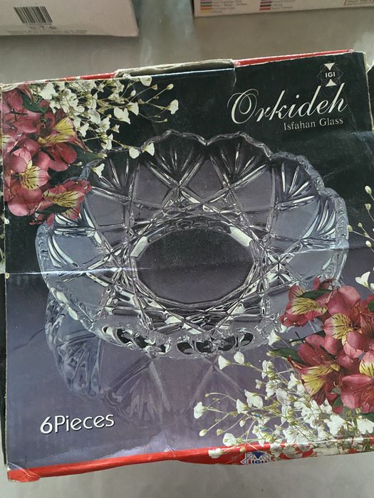 Стекляное по 6 шт