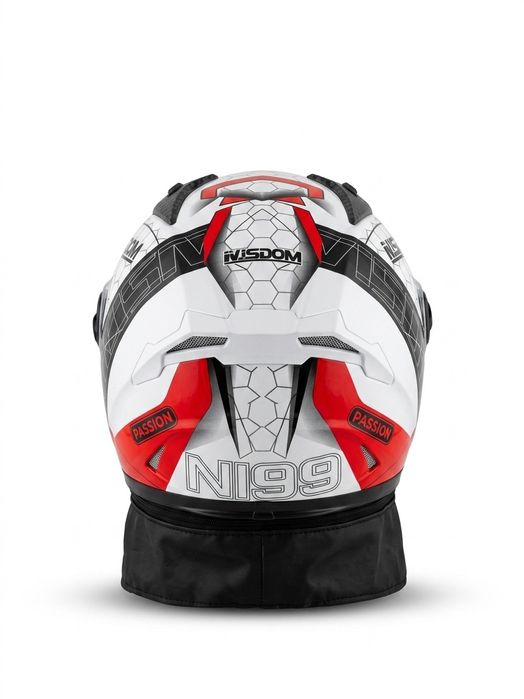 WISDOM N199 Motosikl va Skuter Kaskasi (Full-face)