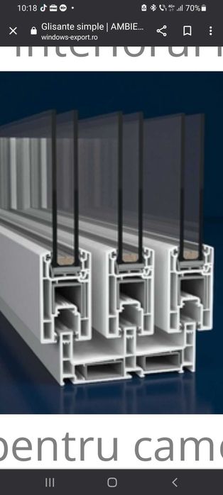 Usi glisante din aluminiu si pvc