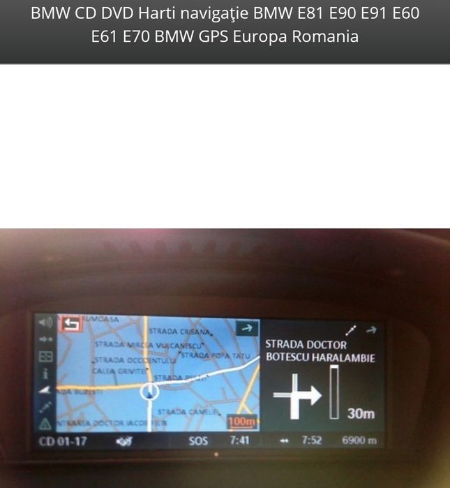 BMW CD DVD Navigatie BMW HARTI 2023 BMW SERIA 1, 3, 5, 6, X5, X6 GPS