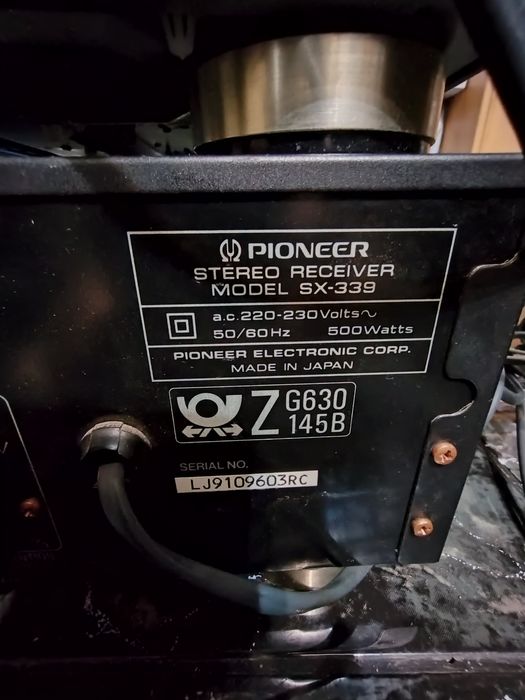 Pioneer sx 339 ресийвър