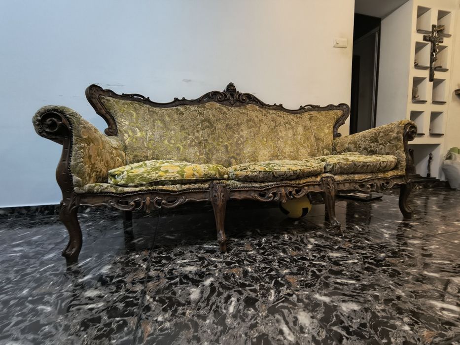 Canapea cu două fotolii ( salon în stil Ludovic /vitange \ baroc) mobilier antic!