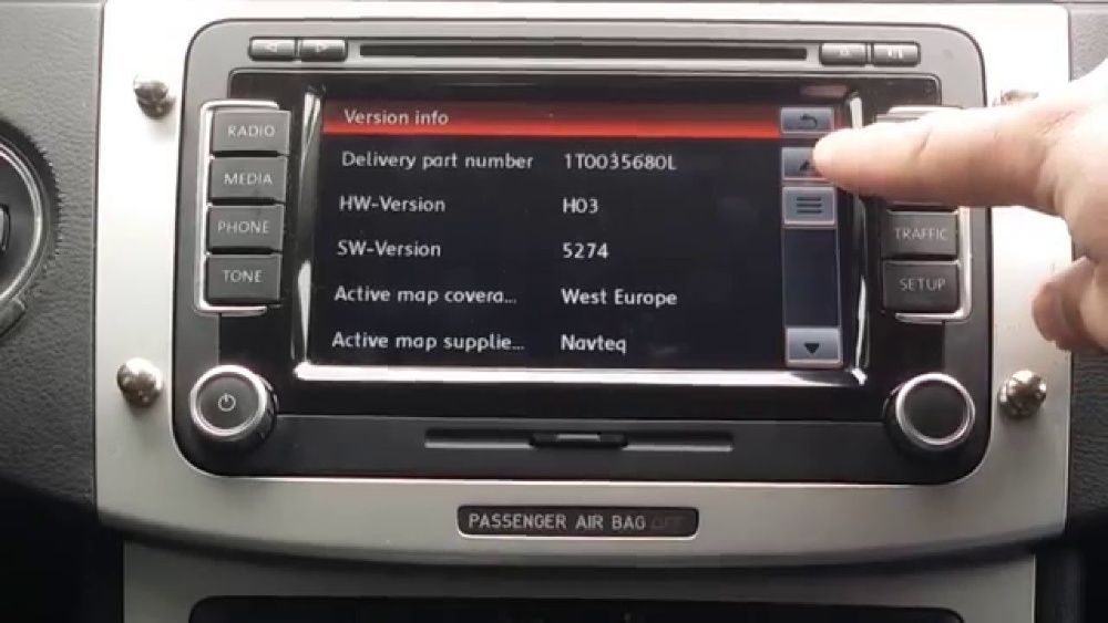 VOLKSWAGEN/RNS 510/Touareg RNS 810 Europa+Romania Harti DVD 2024