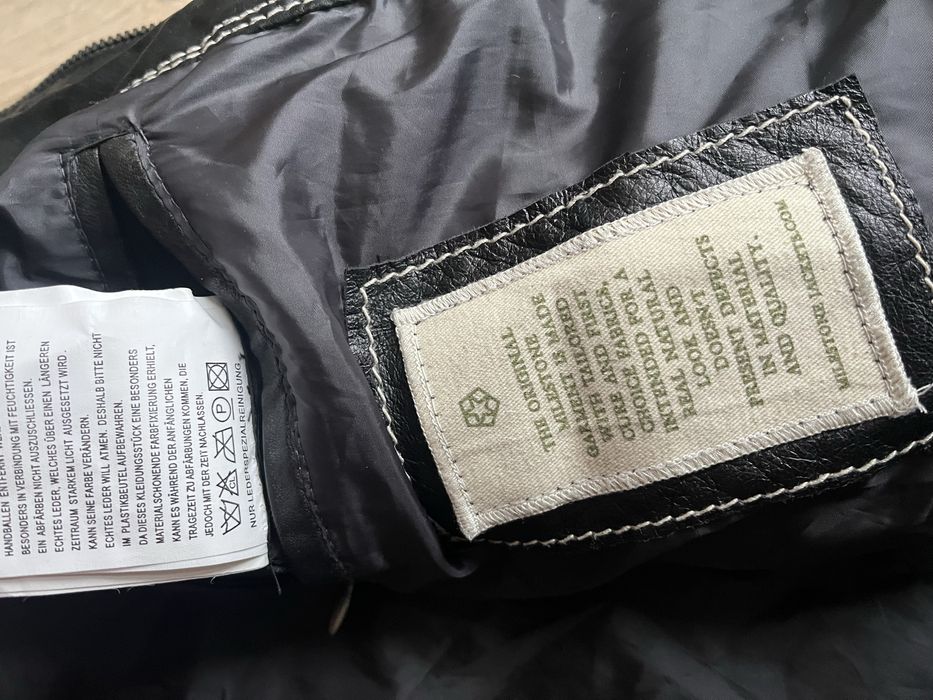 MILESTONE : Дълго зимно яке естествена кожа размер 54/ХЛ Оригинал