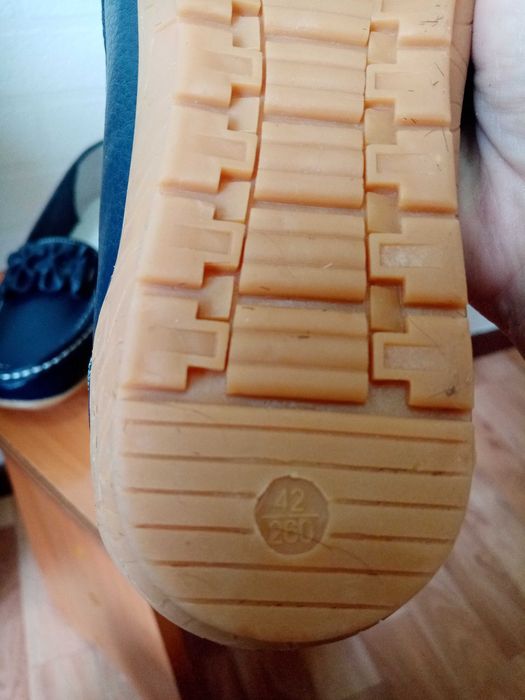 Макасины женские  синие