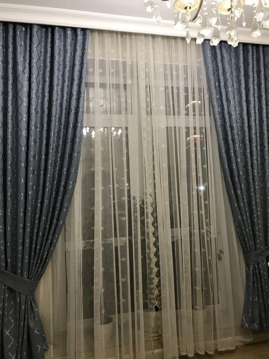Комплект штор с тюлями