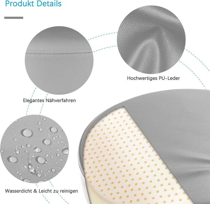 Въртящ се стол с колелца регулируем 180 кг салонен стол