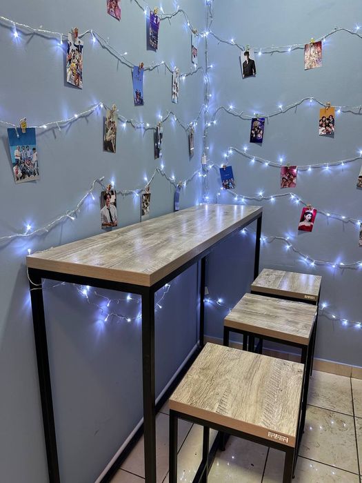 Барный стол +стулья в стиле лофт