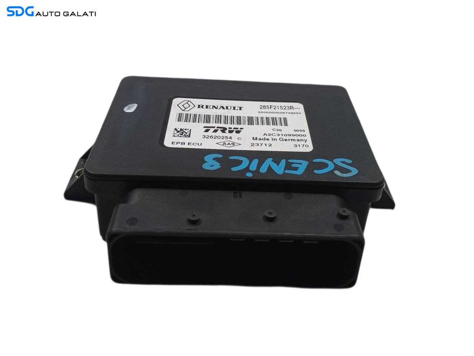 Modul Unitate Calculator Frana de Mana Electrica Renault Scenic 3 2009 - 2016 Cod 285F21523R [L6740]