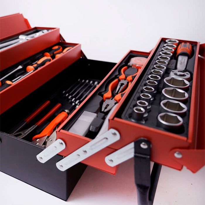 85 Части Немски Куфар с Инструменти KraftWorld 85 части