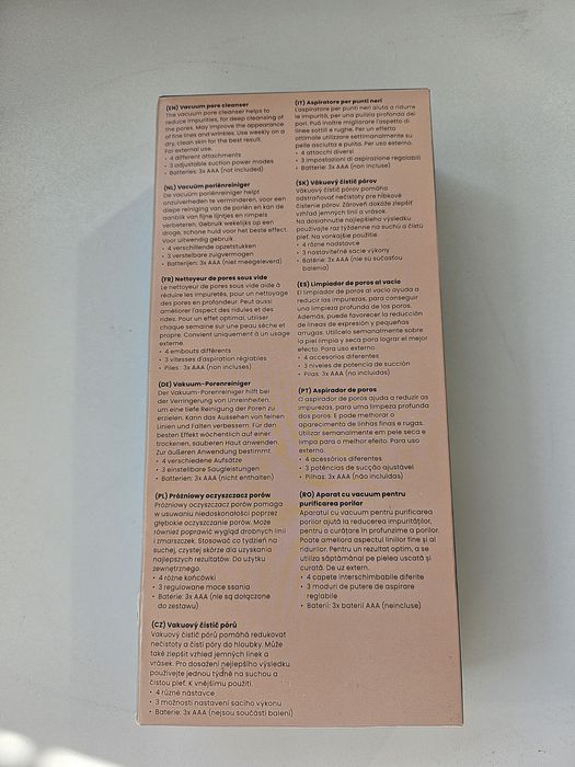 Aspirator pentru pori