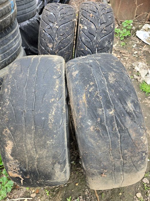 Roti 215 45 R17 5x112 VW Audi Seat cu semislick Federal 595RS-RR Jante Cauciucuri