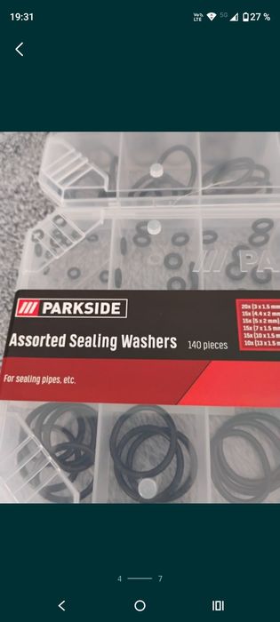 Sortiment de furtunuri contractabile+2xSortiment de garnituri de etans