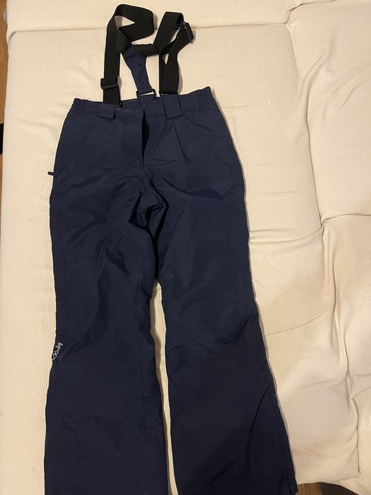 Pantaloni ski negri 12 ani, cadou bluza termica