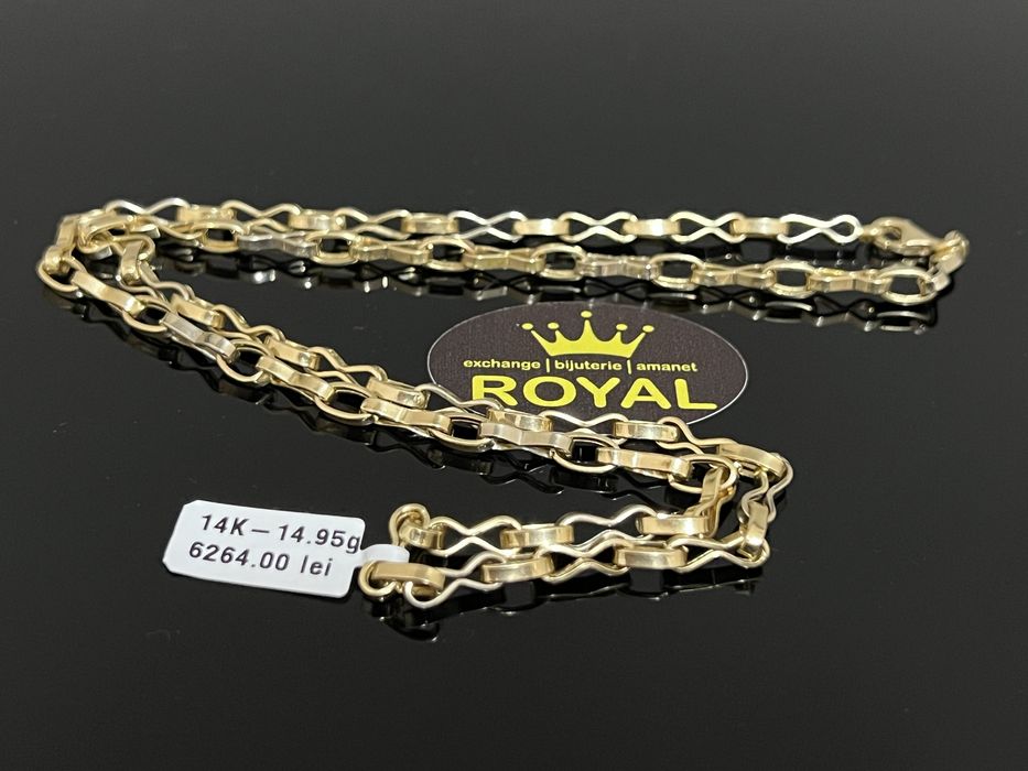 Bijuteria Royal CB : Lant aur 14k 14,95 grame
