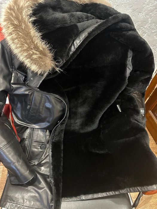 Дубленка кожанная