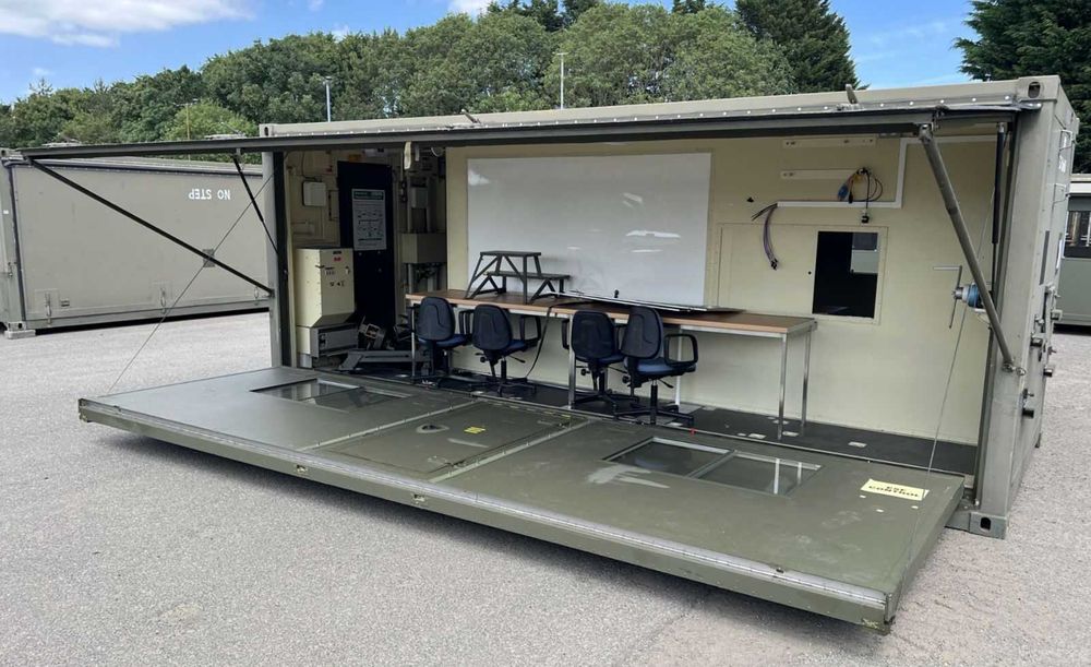 Container modular militar tip locuinta, birou, etc. (greutate 5 T)