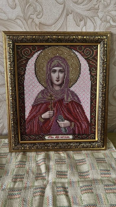 Иконы из бисера,ручная работа