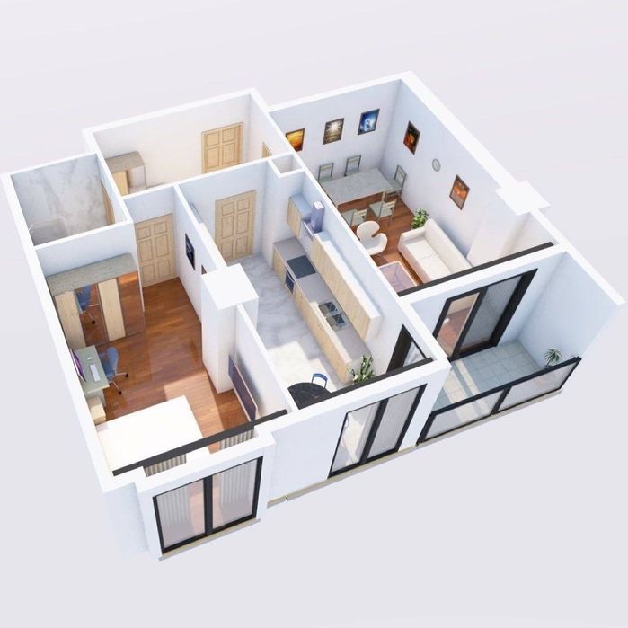 Продаётся ЖК Akay City НОВОСТРОЙКА 2/15/21 Дархан 65м2 
ЖК AKAY CITY