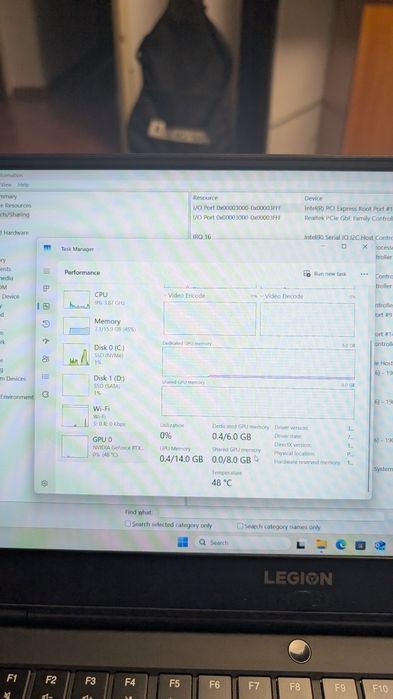Lenovo Legion Y540, intel core i7, 16 GB ram, RTX 2060, 144Hz 1080