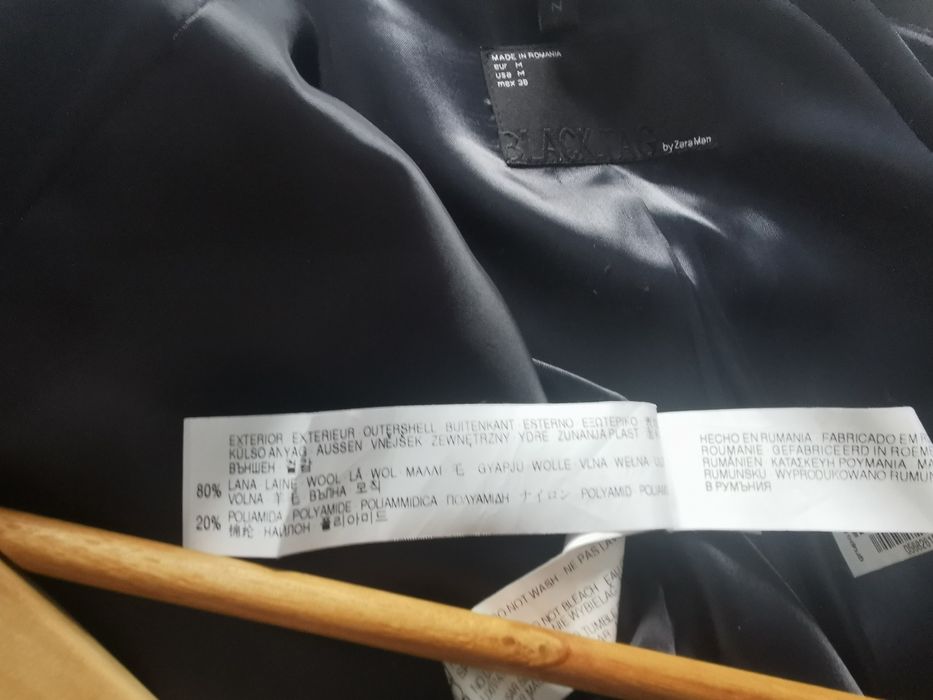 Palton Zara Man mărimea M38  Black