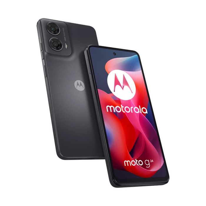 MOTOROLA MOTO G24 DS 8/128 MATTE CHARCOAL Чисто  Нов, Без гаранция