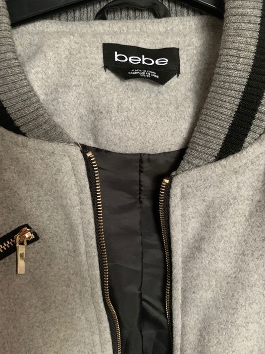 Сиво-черно бомбър яке Bebe